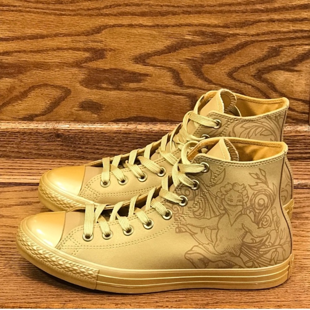 Converse CTAS Hi Gold Wheat Gold Shoes